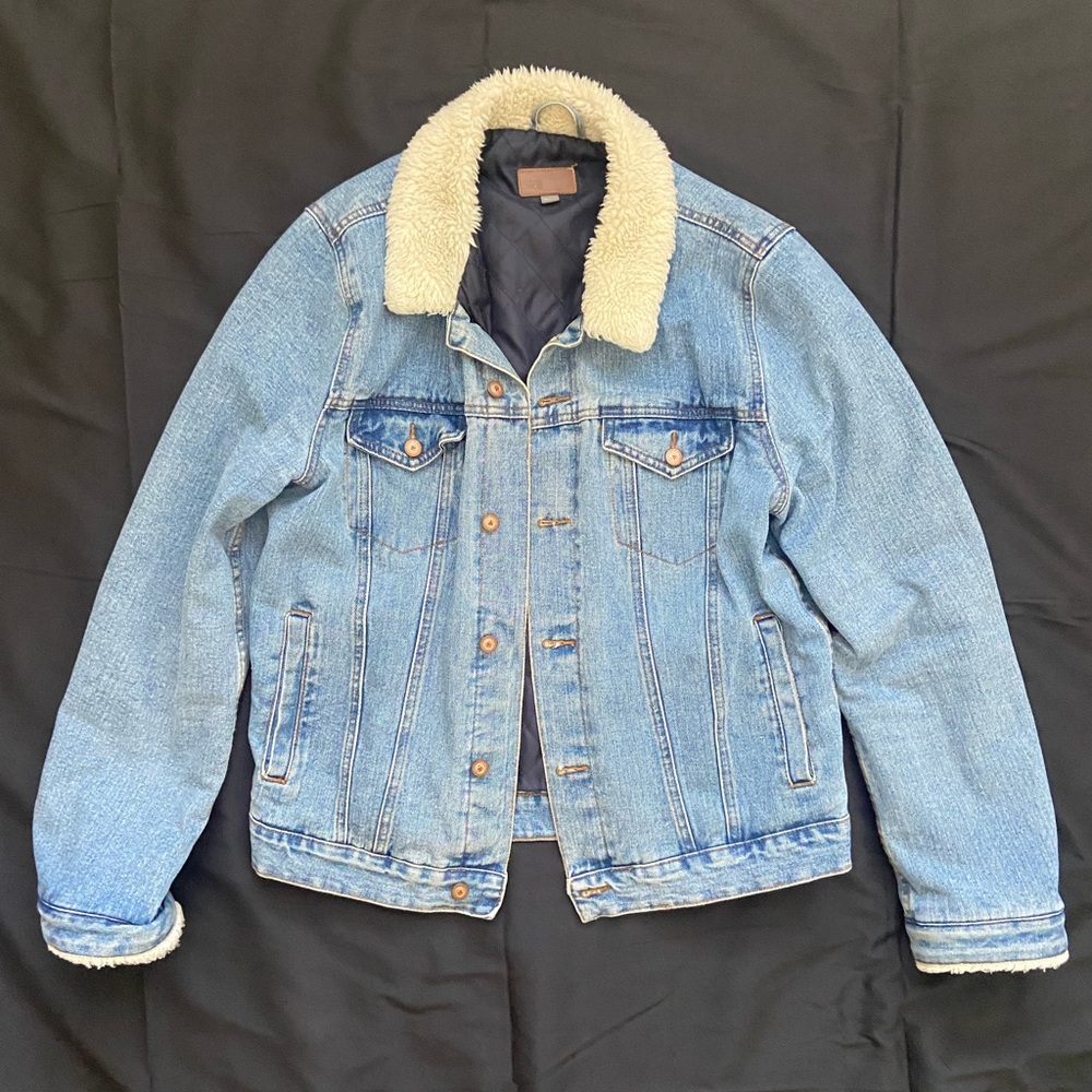 ASOS Medium Blue Denim Trucker Jacket XL